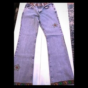 Lucky Brand Embroidered Jeans, Style 136, Sz 6/28